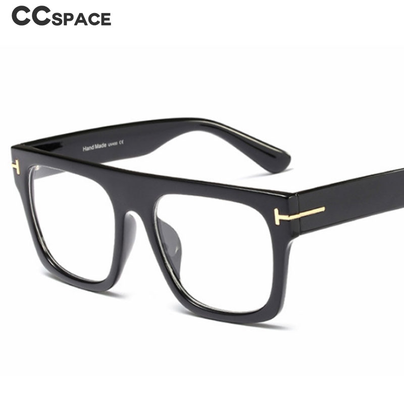 45718 Retro Square Glasses Frames Men Women Trending Styles Optical Computer Glasses