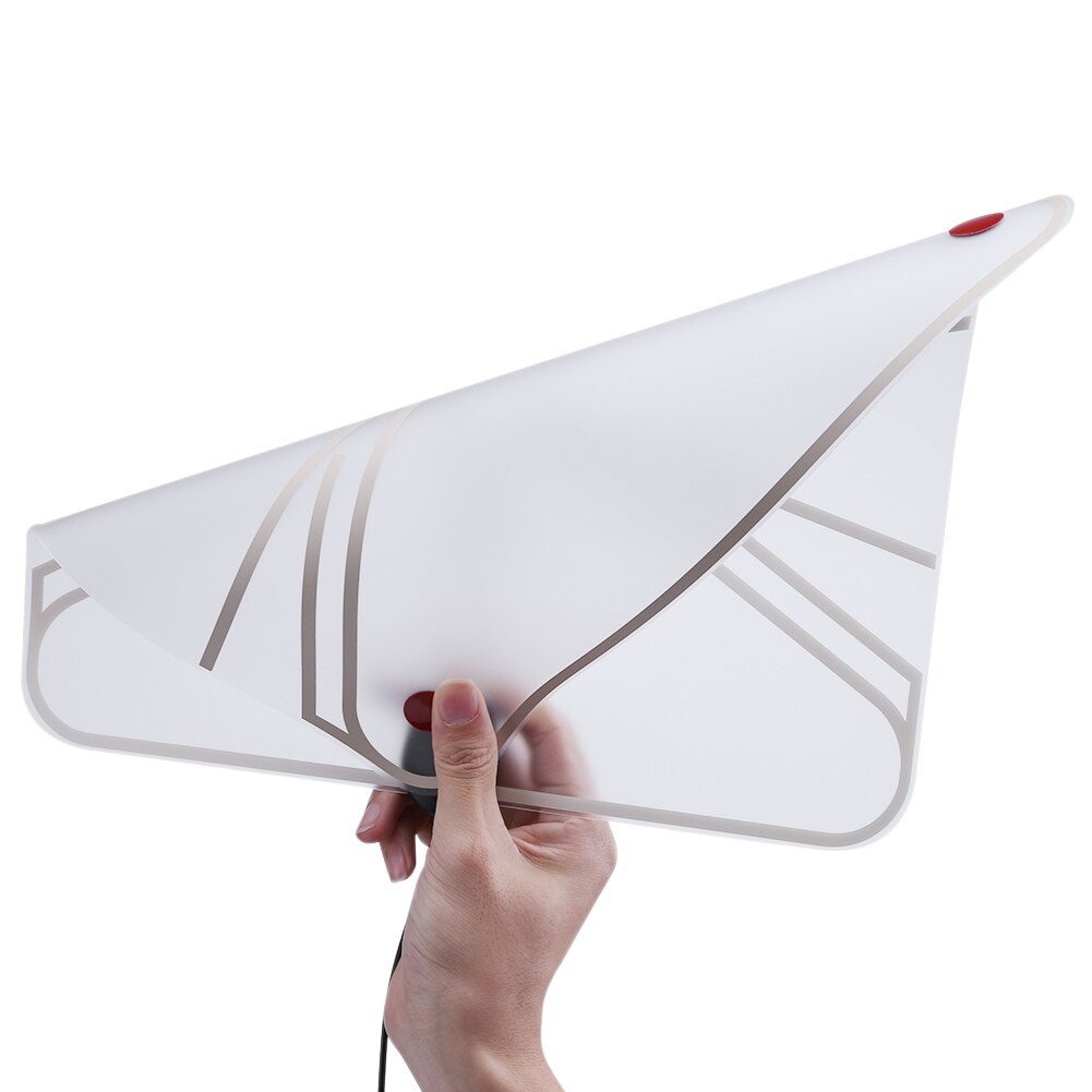 4K Flat Indoor TV Antenna HD Digital Indoor Aerial HDTV Antenna High Booster Signal Capture for TV Universal