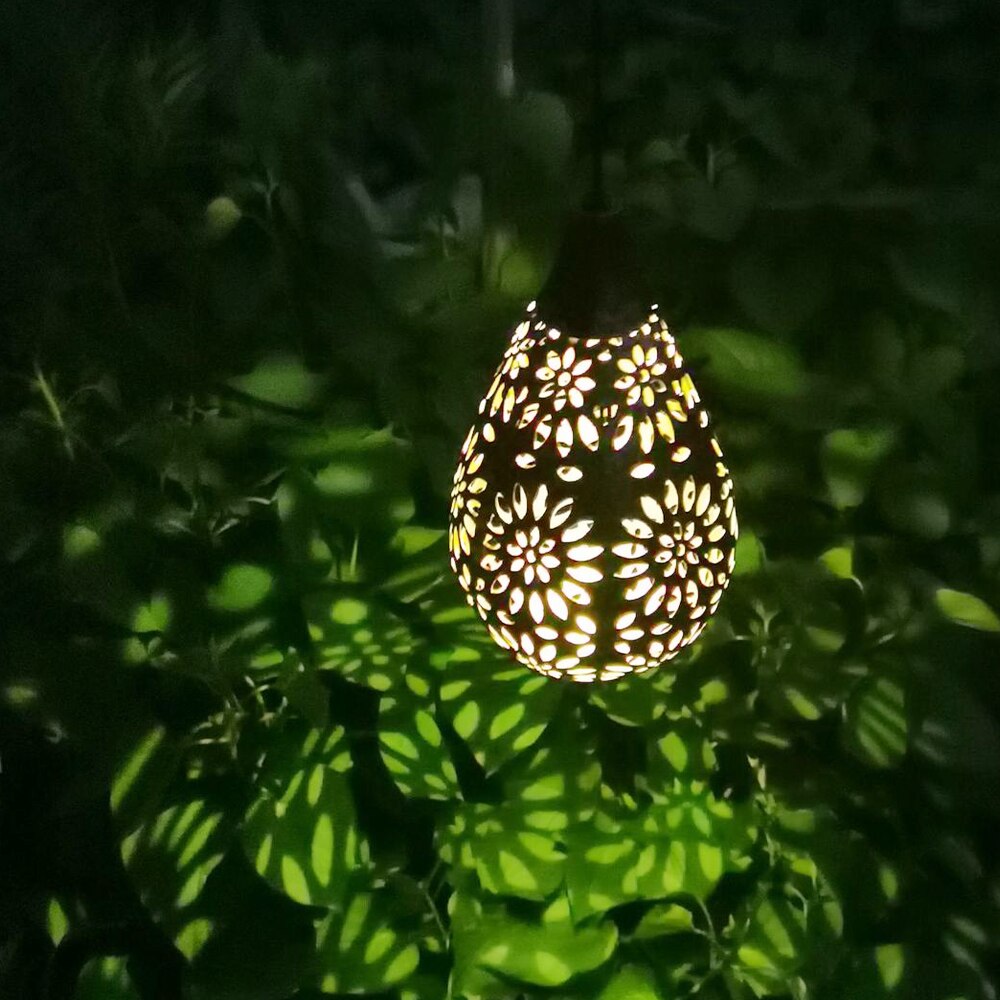 Solar Lanterns Outdoor Solar Lantern Light Durable Water Shape IP65 Water-resistant Eco-friendly Outdoor Garden Decking