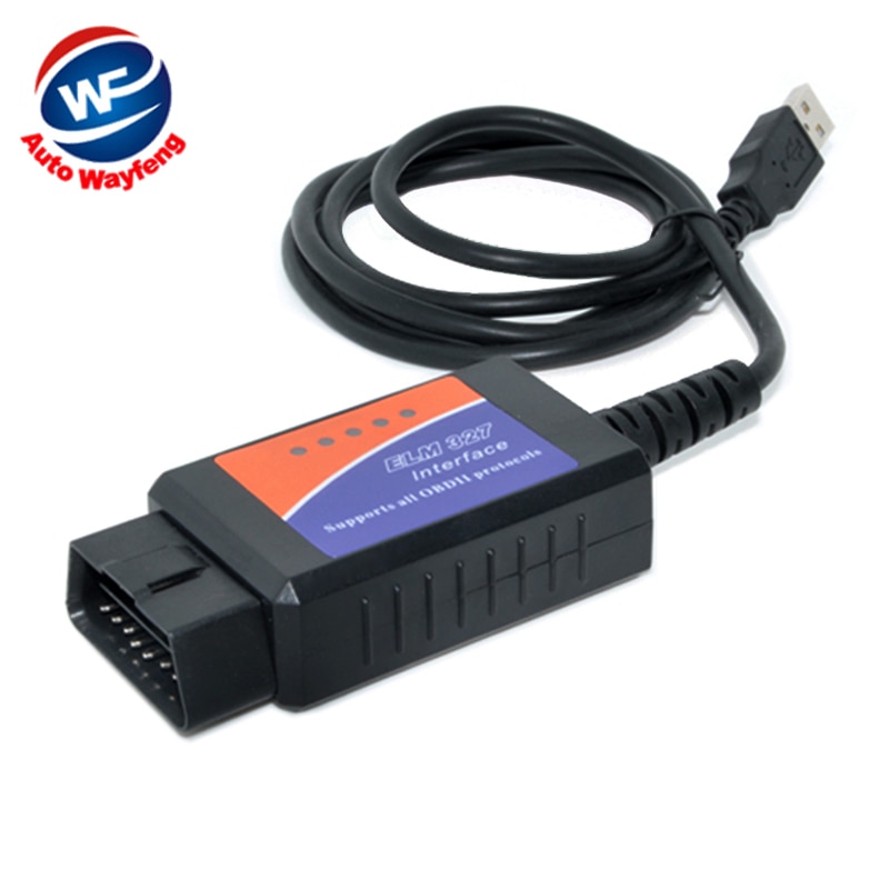 Top rated ELM327 Interface USB OBD2 Auto Scanner v1.5 OBDII OBD 2 II elm327 usb Super scanner beste prijs top selling