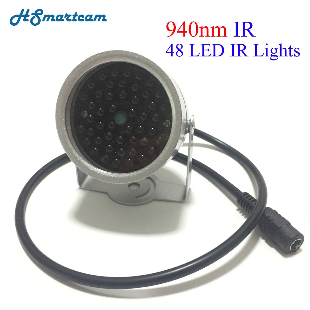 Onzichtbare Illuminator 940NM Infrarood 60 Graden 48 Led Ir Verlichting Voor Cctv 940nm Ir Camera (Bevat Geen 12V1A Power)