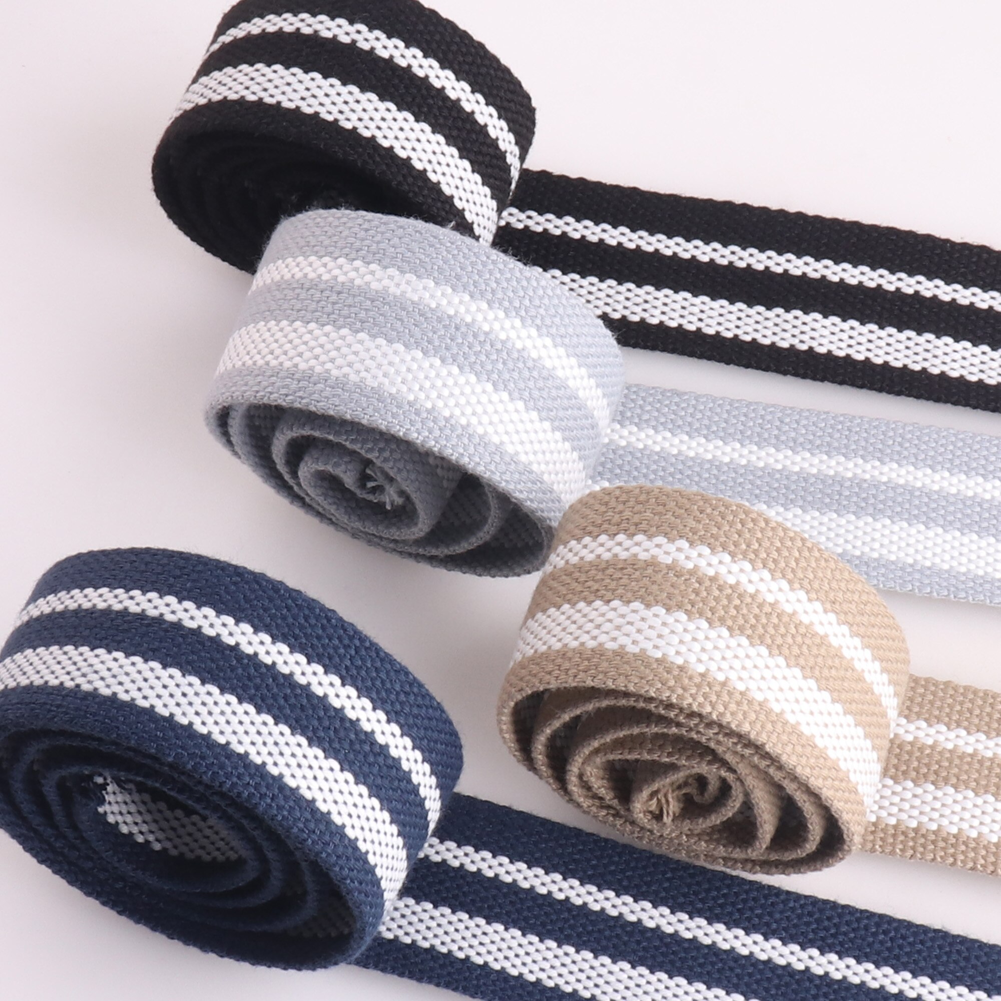 38mm Cotton Webbing Ribbon Belt Bag Cotton Webbing Polyester/Cotton Webbing Knapsack Strapping Sewing Bag Belt Accessories 3yard