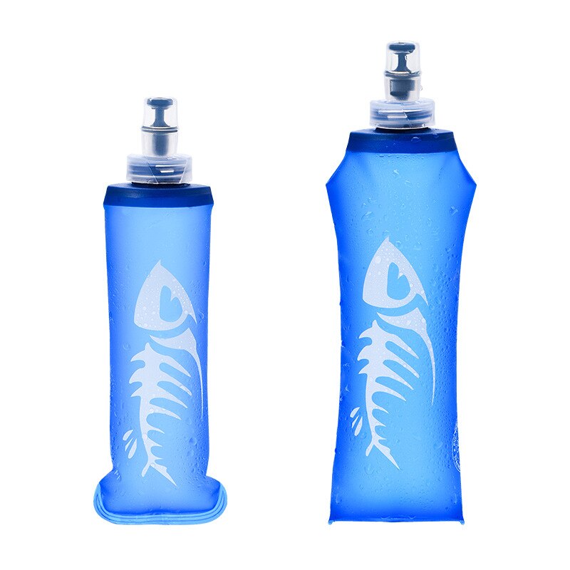 500Ml Silicon Sport Water Fles Tpu Opvouwbaar Soft Fles Sport Fles Squeeze Water Fles Voor Outdoor Camping Wandelen Water tas