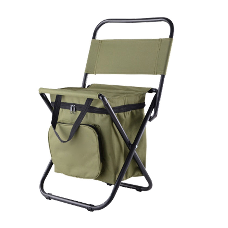 Tabouret pliant extérieur multifonctionnel tabouret de sac de glace Portable avec sac d'isolation tabouret de pêche chaise de plage tabouret léger