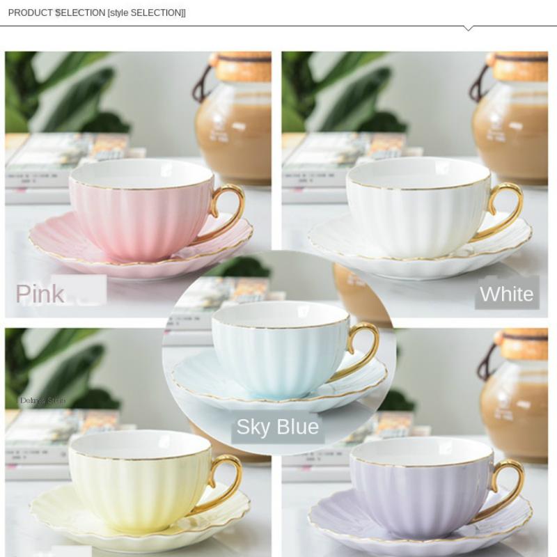 250ml Original Breakfast Cups Ceramic Set Of Cups Trays Tea Mugs High End Coffee Cups Drinking Glasses Luxury Tableware