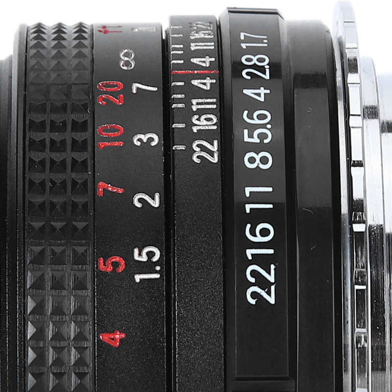 Lente Manual F1.7 de 50mm para retrato, marco completo, para garantizar una imagen de