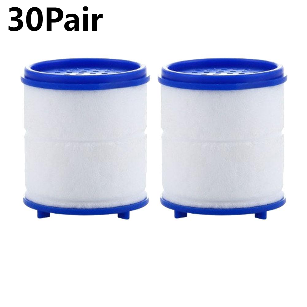 Filtre à eau en coton PP pour la cuisine et la salle de bain, cartouche filtrante, robinet de douche, combo ine, enlever l'eau, nettoyer les touristes, 30 pièces: Violet