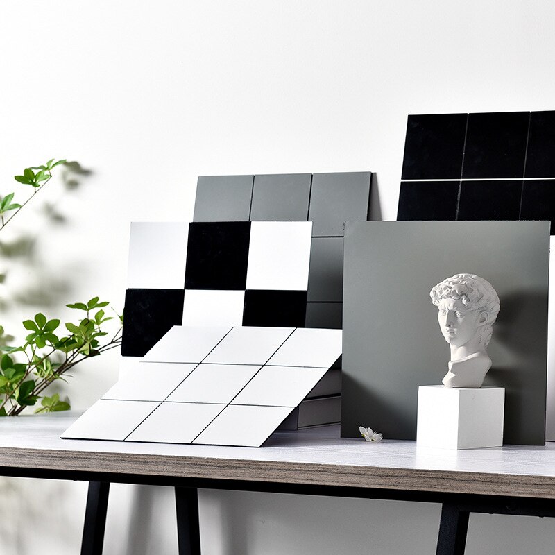 1pc 30x30cm Self Adhesive Wall Stickers Removable Peel Easy to Apply Stickers DIY Wallpaper For Home Bedroom Decorative Decals