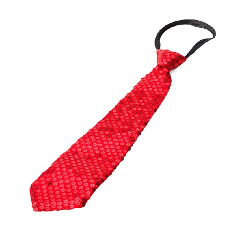 Pajarita de lentejuelas para niños y niñas, lazo elástico ajustable para boda, para actuaciones en el escenario, líder en ventas escolares: Red