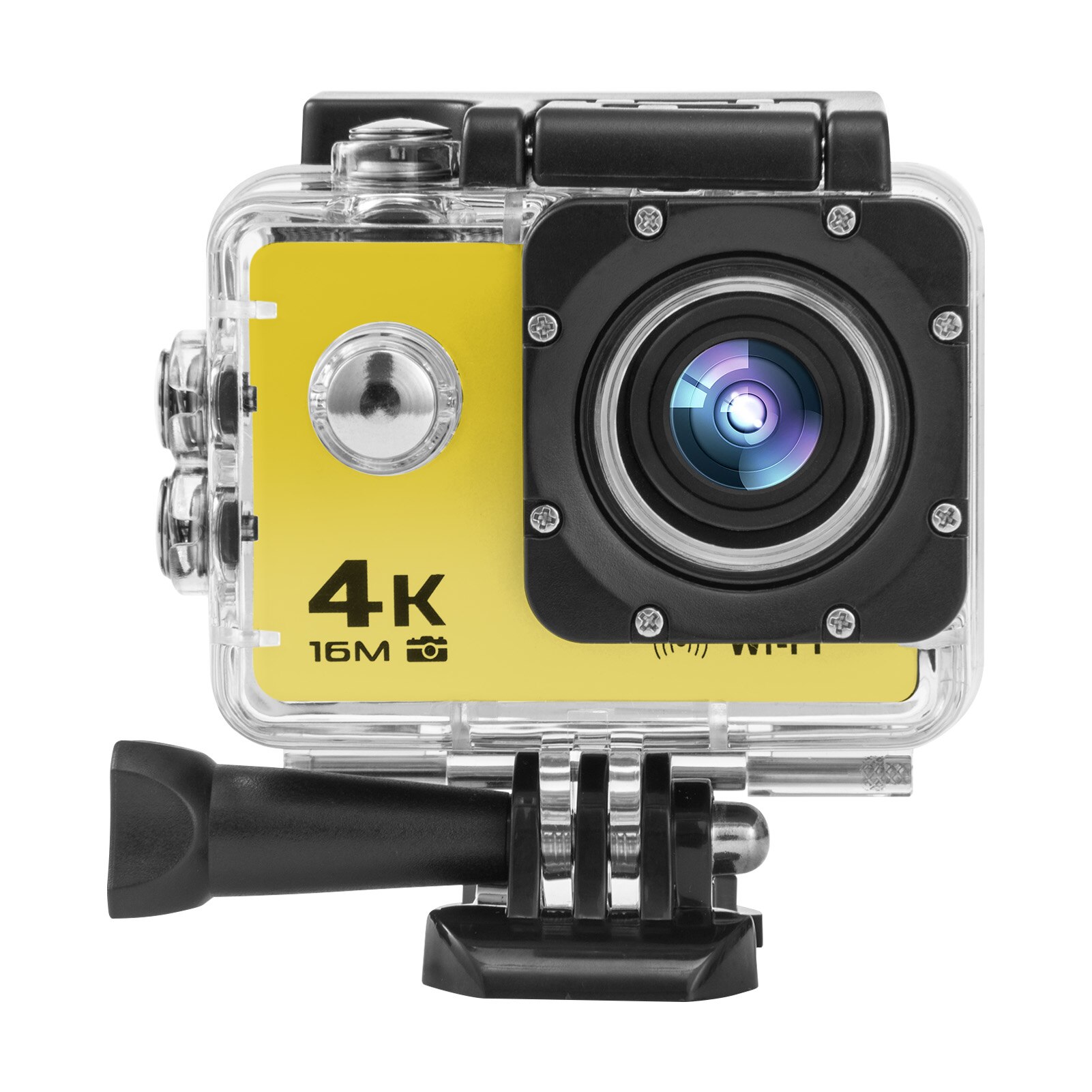 4K/30FPS 16MP Ultra HD Video Sports Action Camera 170 Degree Wide Angle WiFi 2.4G Wireless Remote Control with Waterproof Case: Yellow
