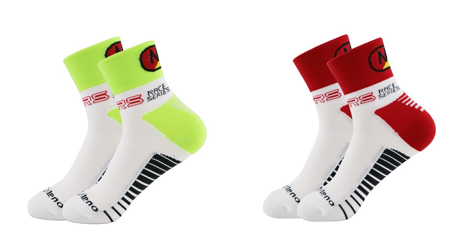 Unisex Sports Socks Riding Cycling Basketball Running Sport Sock Summer Hiking Tennis Ski Man Women Bike Bicycle Slip: white