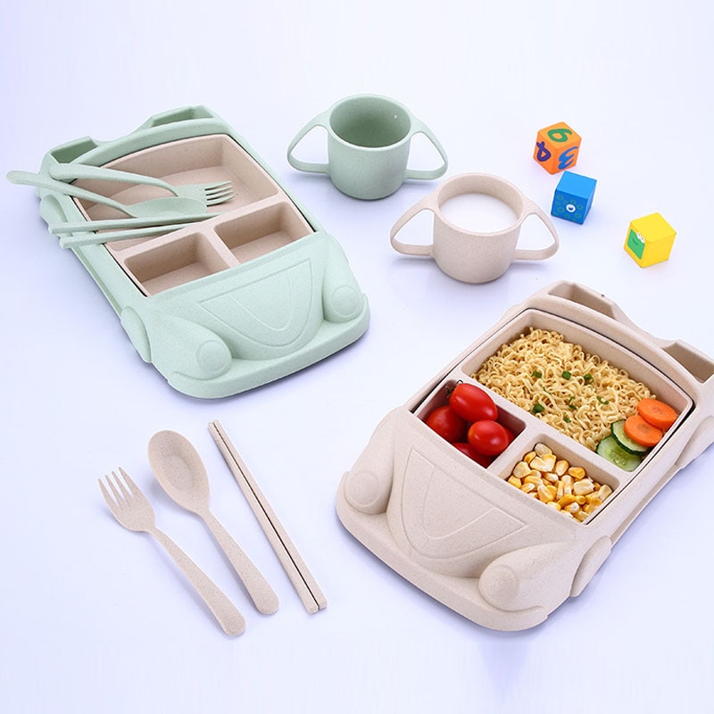 5 stk mærke børn bil form håndtag krus baby modstand kid drikkekop sikkerhed søde baby børn dejlige