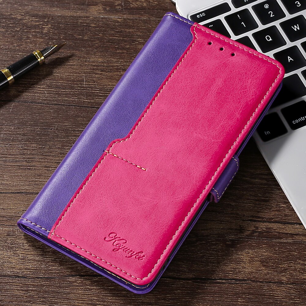 For Xiaomi Redmi Note 11 Global Case Card Wallet Magnetic Cover For Redmi Note 11S 6.43 inch Coque Flip Leather Book Phone Case: Redmi Note 11 Global / purple-pink