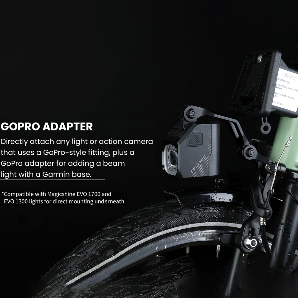 Magicshine fietskoplamphouder, fietskoplamp verlenghouder standaardbeugel fietsonderdeel voor Brompton vouwfiets