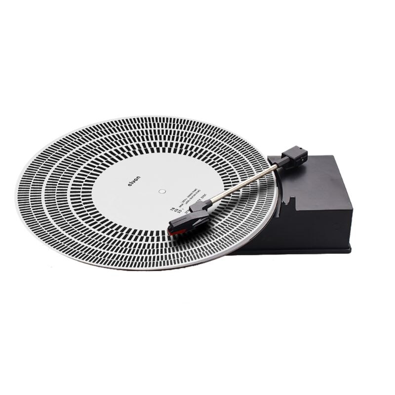 LP-disco estroboscópico de calibración, tocadiscos de vinilo, tacómetro, estroboscópica estera, 33, 45, 78 RPM
