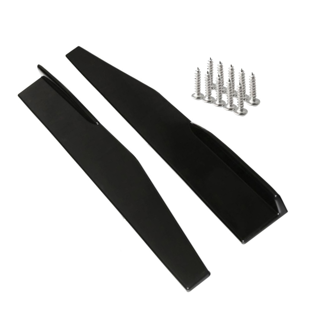 2 styks 75cm bil auto body kit sideskørter forlængelse splitter støbning trim
