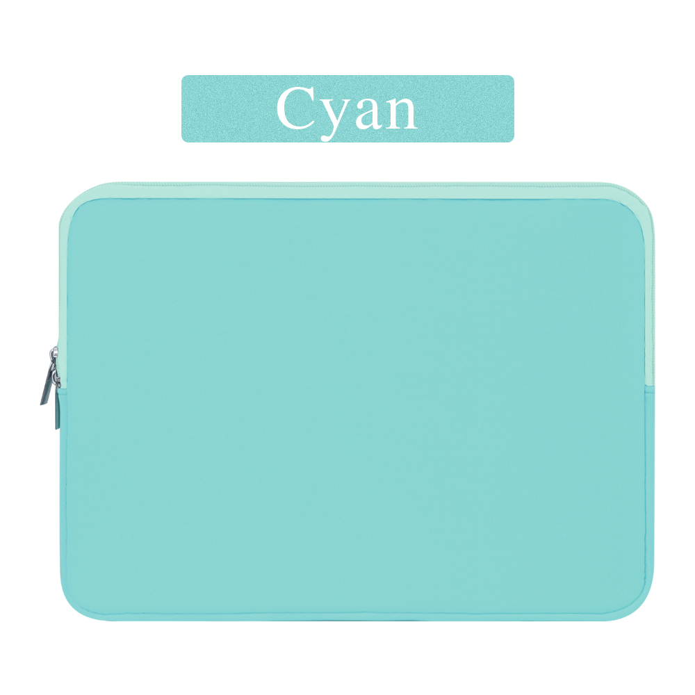 Soft Lightweight Laptop Bag For Notebook Case For Macbook Air Pro 13 14 15.6 11 Laptop Case Tablet Cover Sleeve Bag Accessories: 15" / LIGHT BLUE