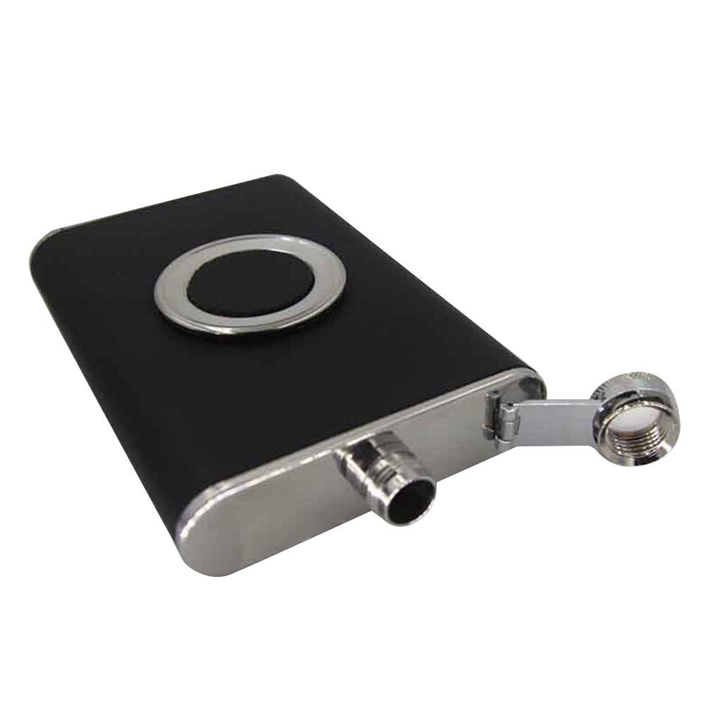 Portable Stainless Steel Hip Flask Folding Telescopic Shot Flask Wine Carrier Container a Funnel Included