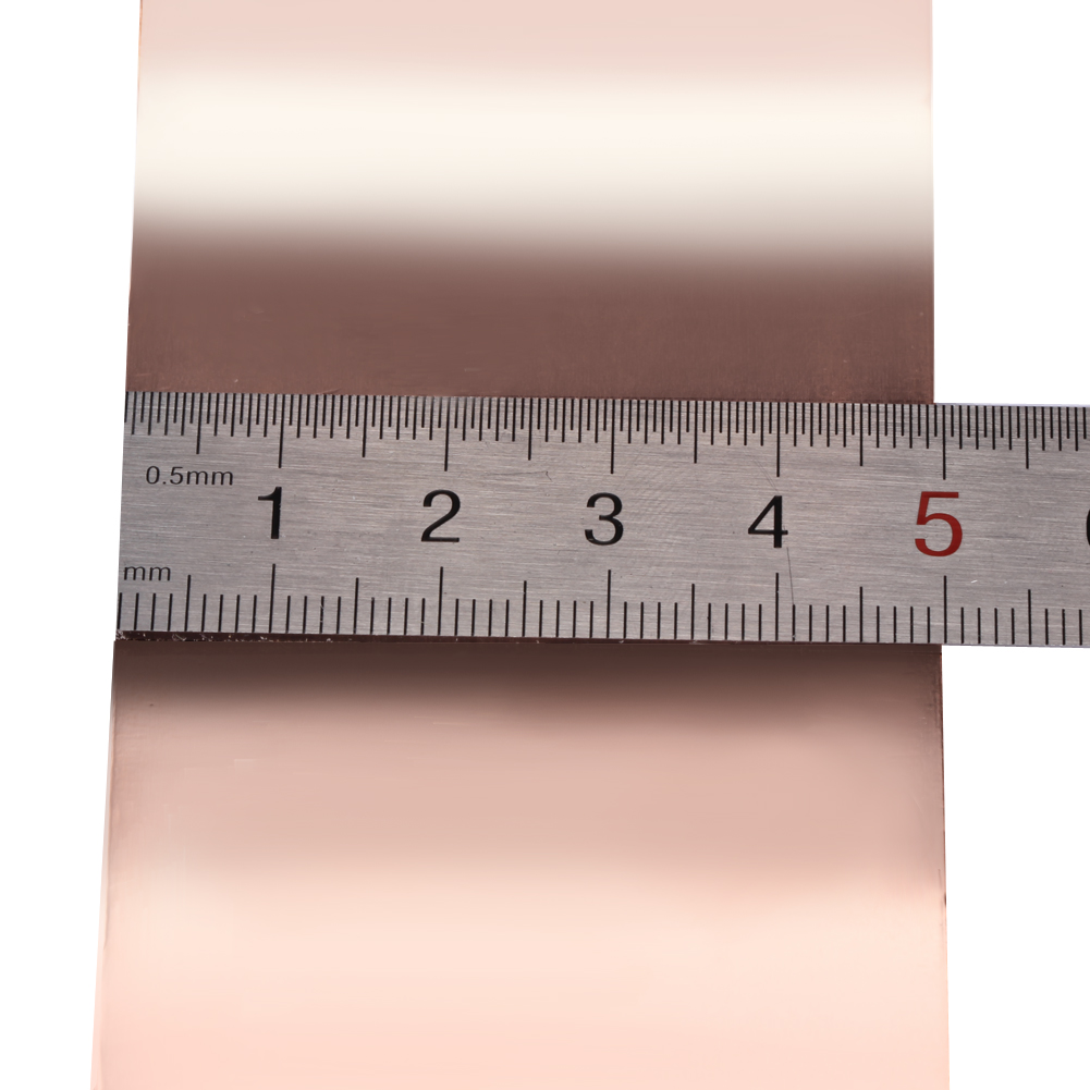 1pc guitar kobber folie tape emi afskærmning barriere ledende snegle snegle ark el guitar tilbehør 5 x 200cm