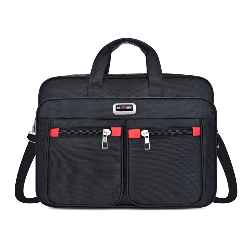 Goedkope Kantoor Canvas Reizen Messenger Laptop Bag Mannen Draagbare Computer Case Aktetassen Vrouwen Trip Bestand Pakket Werk Air Pro