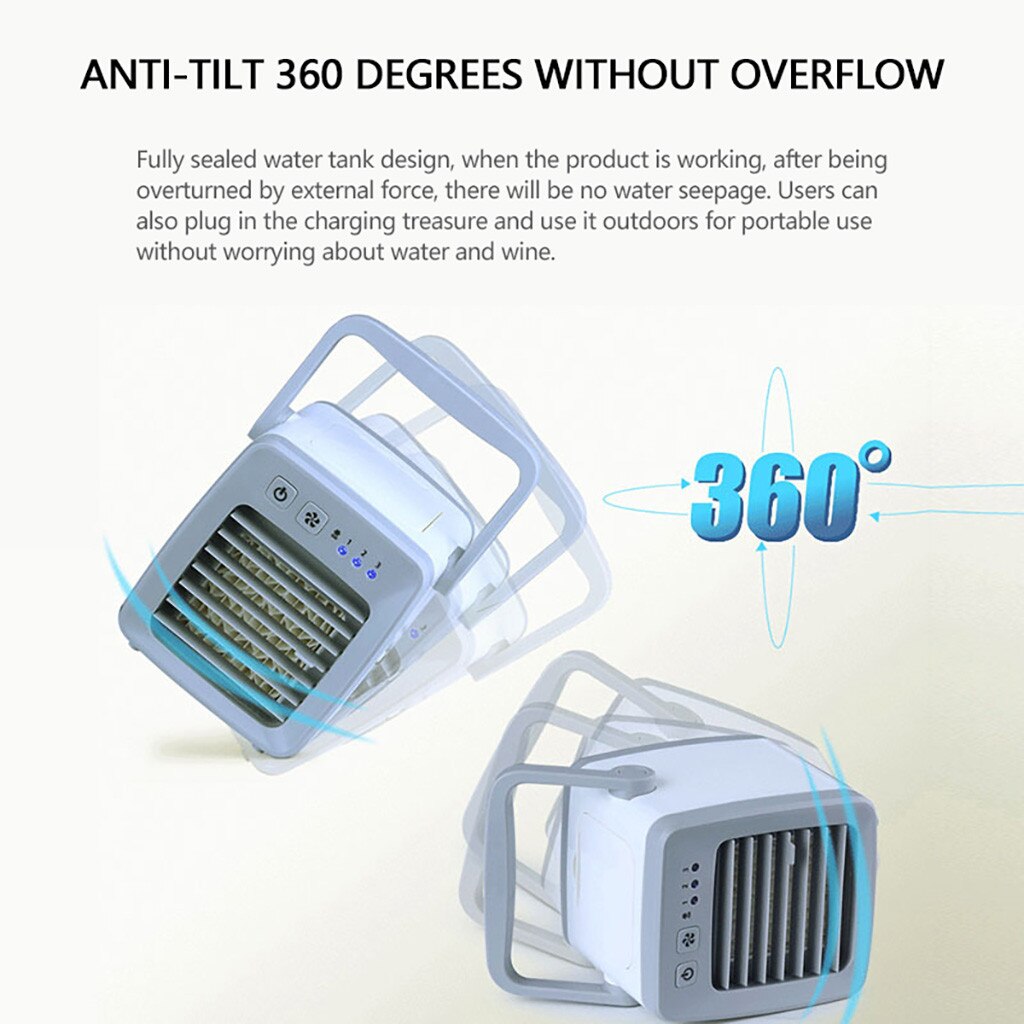 Mini Home Air Conditioner Portable Air Conditioning Personal Space Air Cooler Portable Mini Cooler Humidifier Purifier fan #z