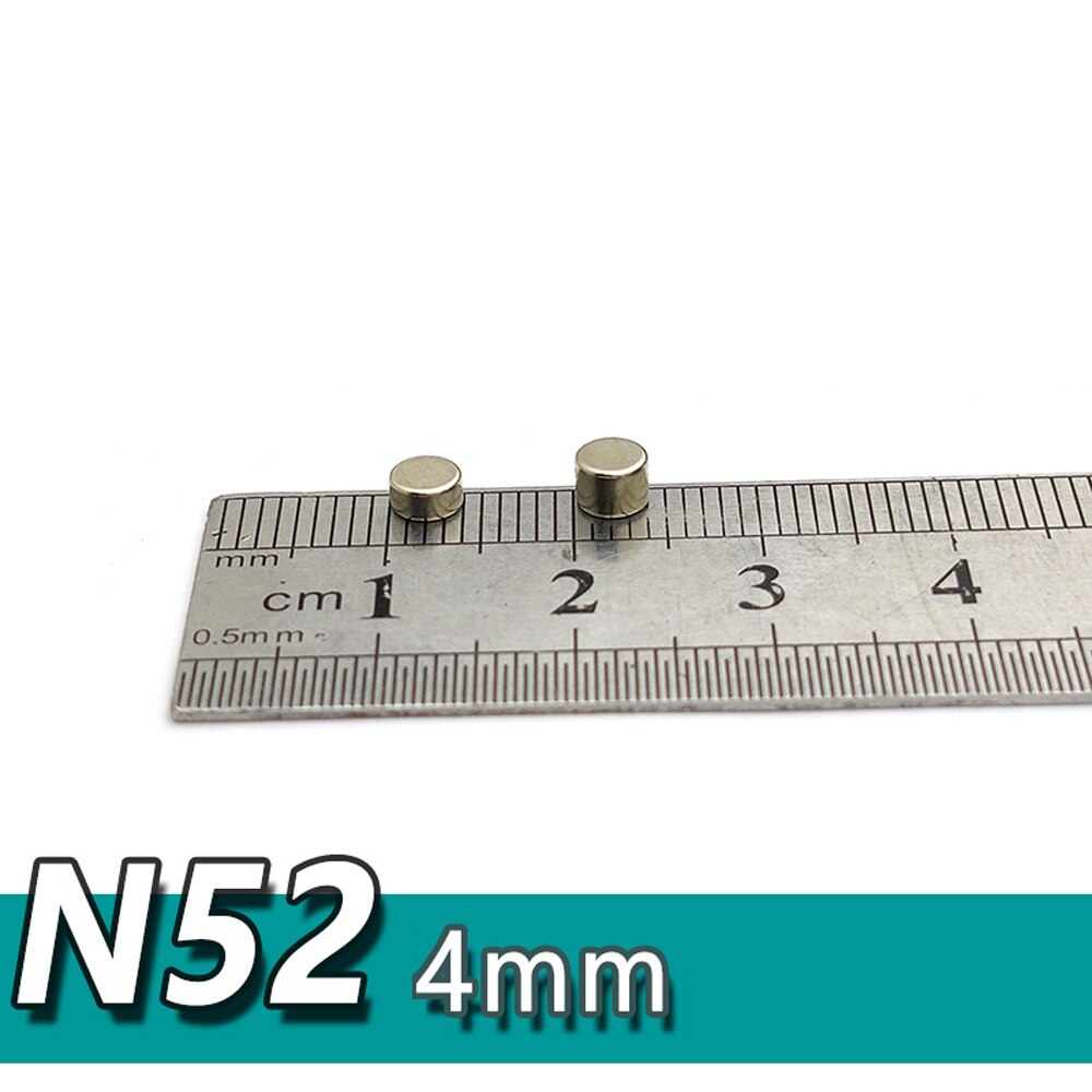 Aprilheld | Set di 20 magneti a dischi 4 x 1 mm + 4 x 2 mm + 4 x 3 mm + 4 x 4 mm | N52 più forte
