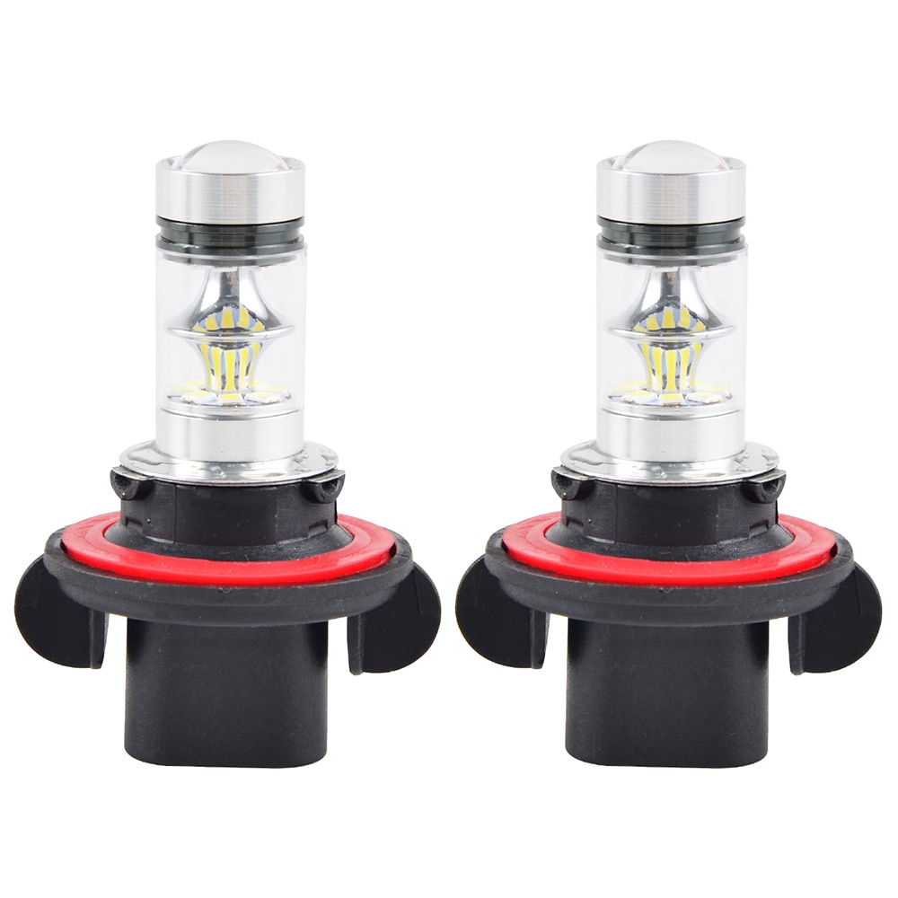 12V 100W Headlight White LED Bulbs Light Lamp For Polaris Ranger 570 800 900 XP800/900 RZR SCRAMBLER 500 850 Outlaw 450 525