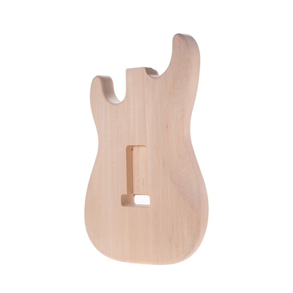 Muslady-ST01-TM de guitarra eléctrica de madera, sin terminar, hecha a mano, cuerpo, piezas de repuesto