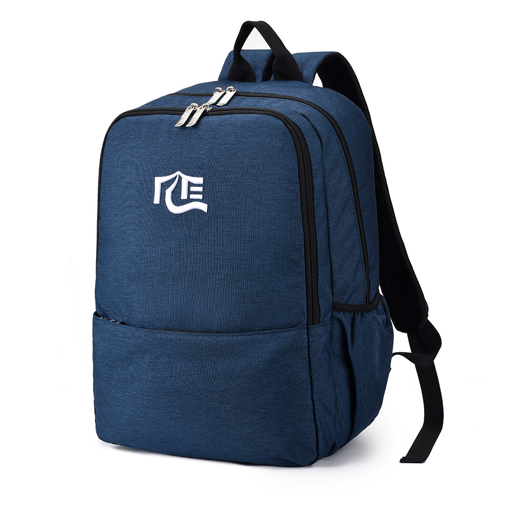 Mochila para hombre, mochila impermeable de lona para estudiantes, mochila de viaje para salir, mochila para estudiantes: Azul