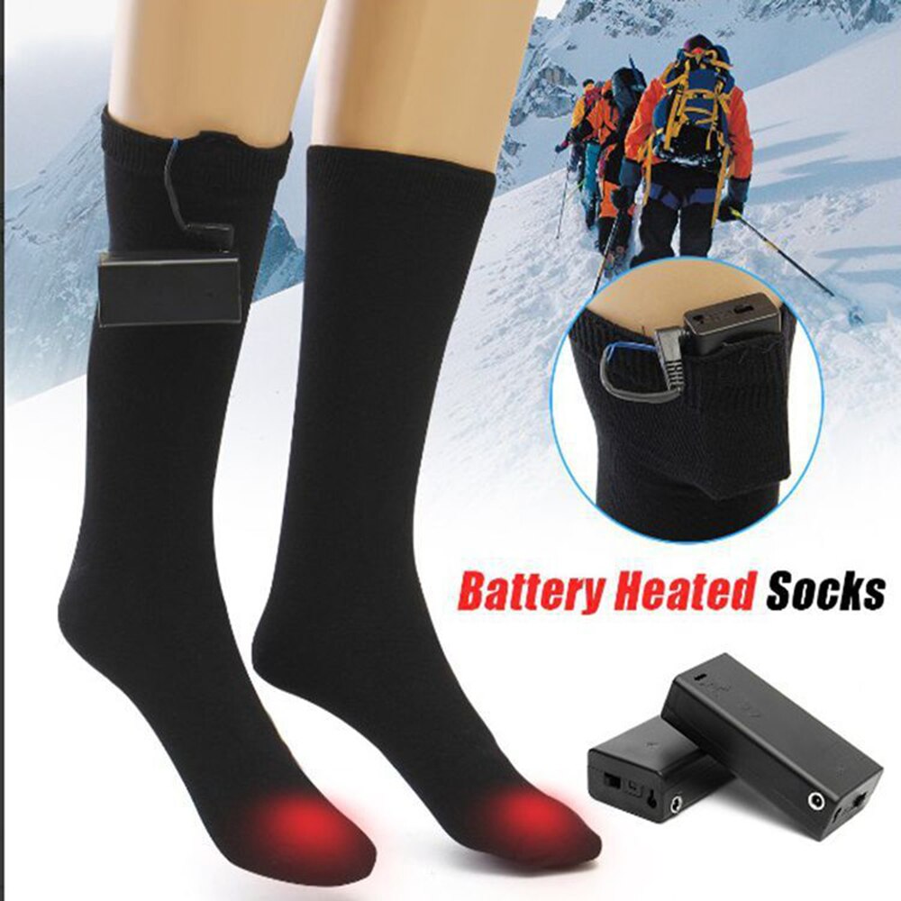 Neue Motorrad Socken Winter Beheizt Socke USB Elektrische Motorrad Stiefel Heizung Socken Infrarot Beheizten Socken draussen Skifahren Socke #