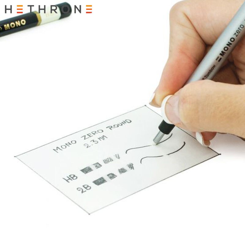 Gomme à effacer de peinture douce hetrône plat/pointe en caoutchouc Super Fine Type de stylo gomme à crayon de haute précision professionnelle pour Manga Highligh