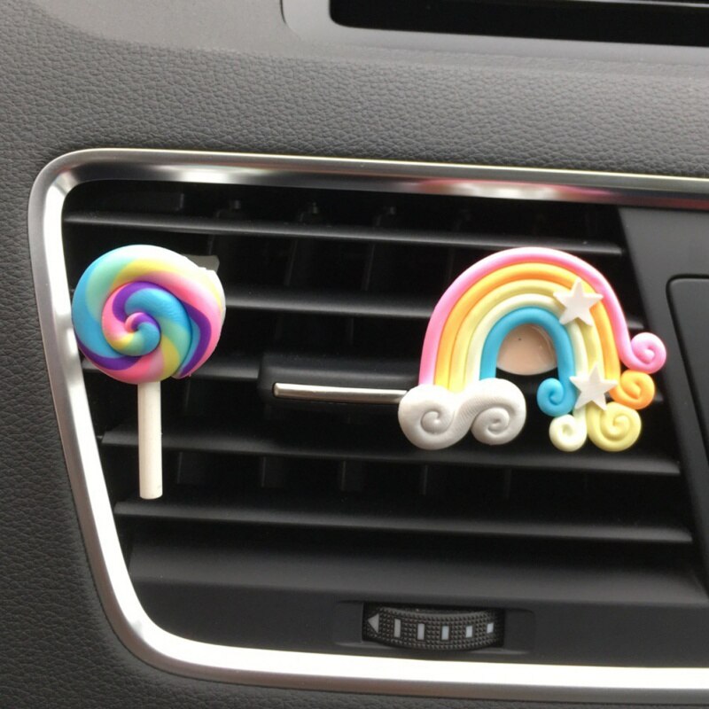 Bil luftfrisker sød luftudtag ornament til dame/pige auto parfume bil tilbehør bil-styling solid duft