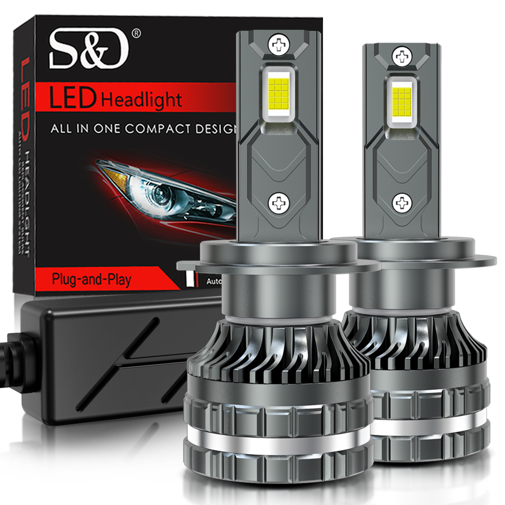 30000 H7 Led Canbus Autokoplampen 260W H1 H3 H4 Led-lamp H8 H11 HB3 9005 HB4 9006 9012 HIR2 30 stuks led CSP 12V 24V 6000K