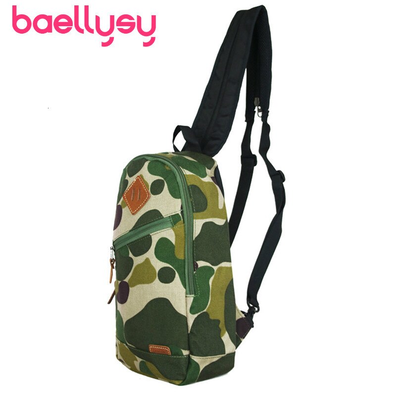 Sac Poitrine Homme Camouflage - Sacoche Bandoulière Messenger en Nylon avec Poche Téléphone