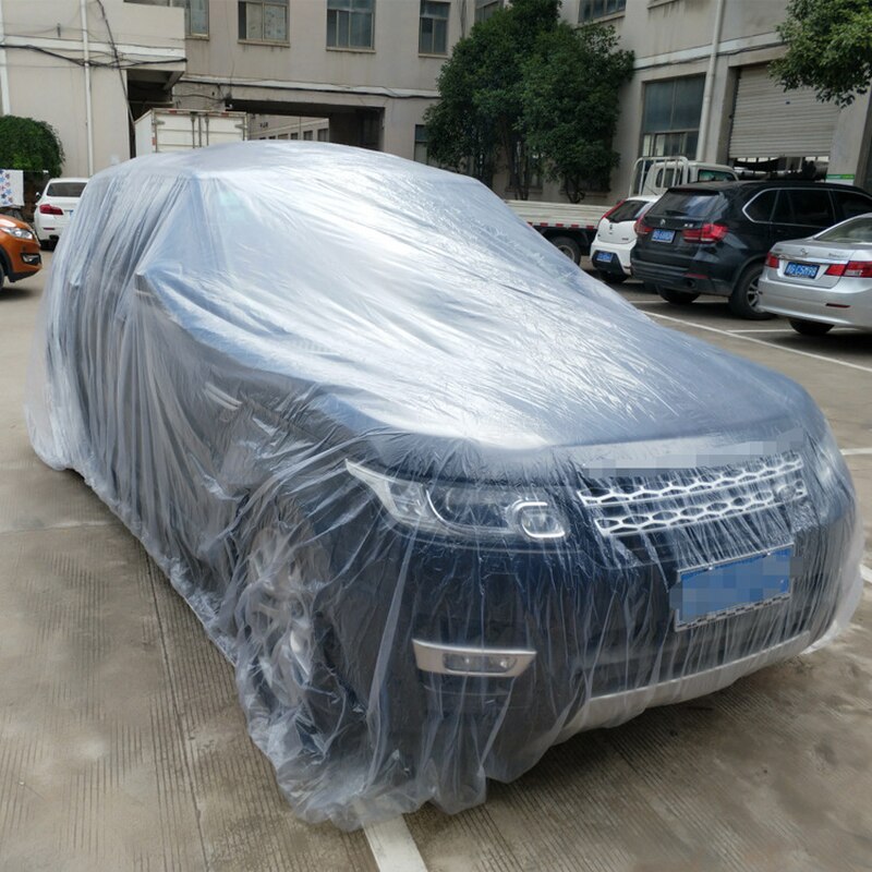 Auto Waterdicht En Stofdicht Universele Pe Auto Cover Wegwerp Pastic Auto Cover