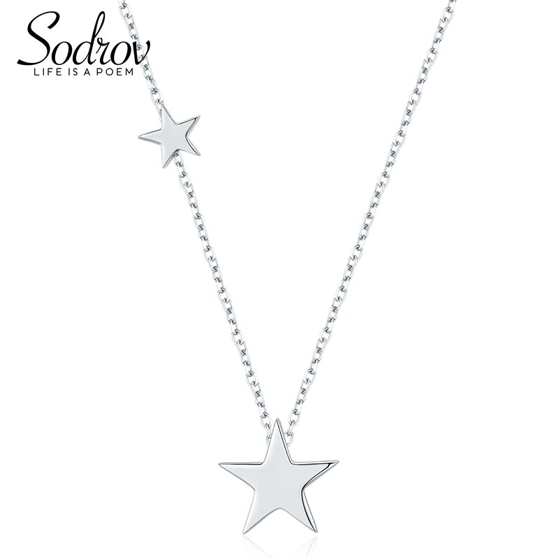 Sodrov 925 Sterling Zilveren Sieraden Star Ketting Voor Vrouwen Zilveren 925 Ketting Ketting Ketting