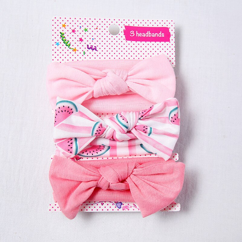 UK Elastic Baby Headdress Kids Hair Band Girls Bow Newborn Headband Ribbon: b