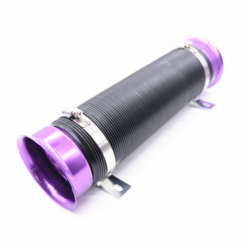 Sourcing Map Lufteinlass Rohr 120mm | Aluminium Auto Kühler Schlauch | 62mm Durchmesser | Universal