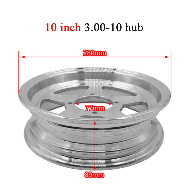 8/10/12 Inch Alloy Wheel Hub Aluminum 2.75-8 3.
00-8 2.75-10 3.00-10 3.50-10 4.00-10 4.50-12 for Monkey Bike Small Motorcycle: Brown