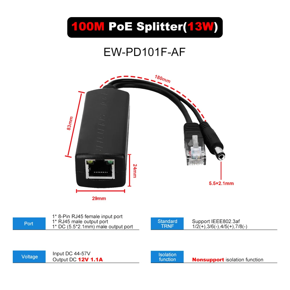 Switch ethernet 10/100/1000mbps, 5/8 portas, adaptador de switch de rede gigabit de desktop, porta rj45 rápida, switch ethernet automático mdi/mdix: CINZA