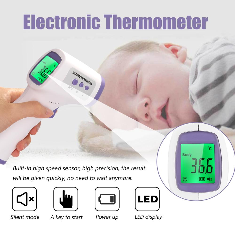 Digitale Oor Thermometrische Instrument Non-contact Type Infrarood Elektronische Thermometer Object-Temperatuur Meten
