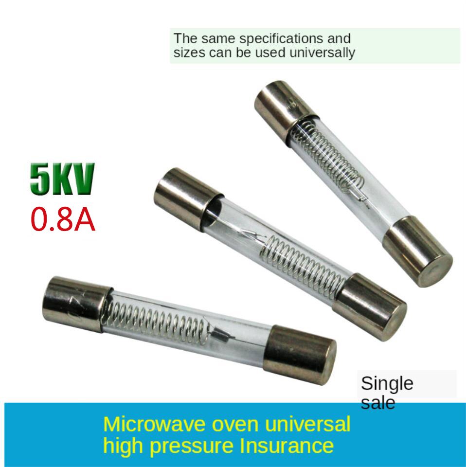Fusible universel à haute tension pour micro-ondes, 5kv, 0,8 a, 10 pièces