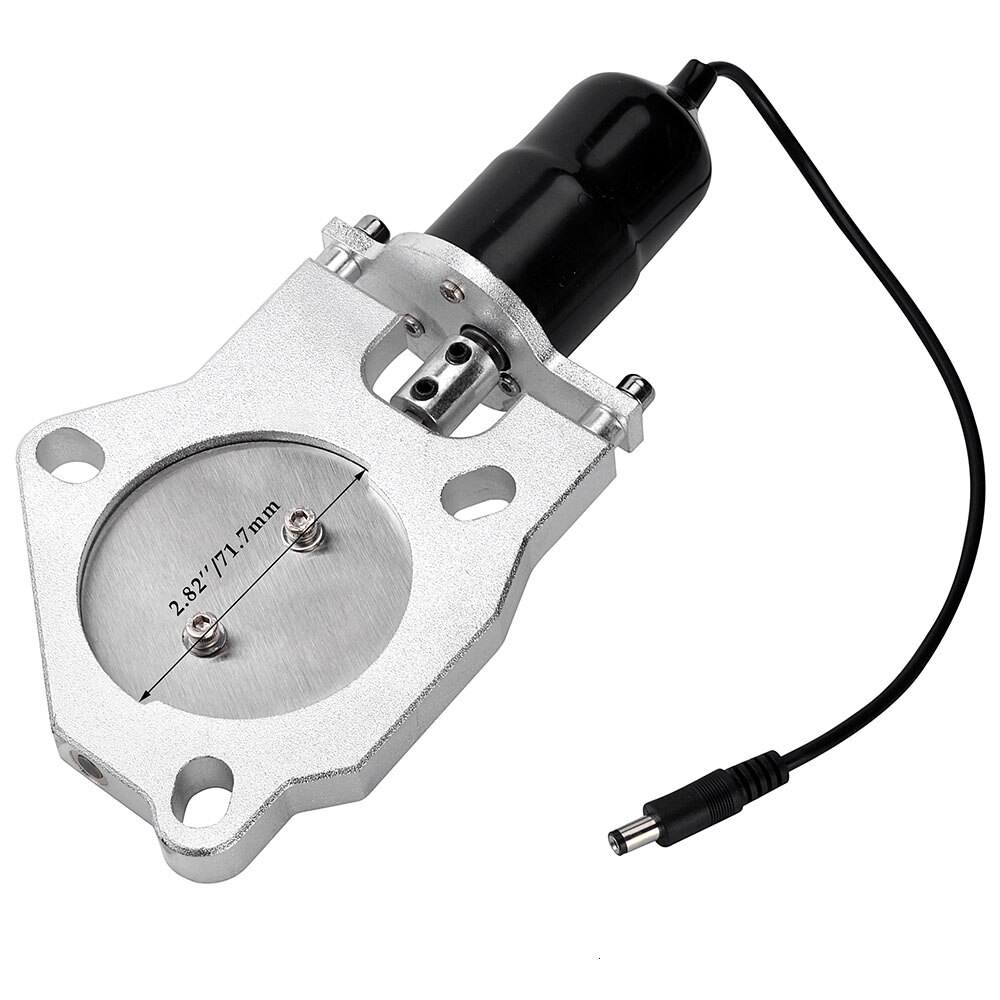 ESPEEDER-tubo de escape eléctrico de 3 pulgadas, Kit de corte de acero inoxidable, con interruptor Manual