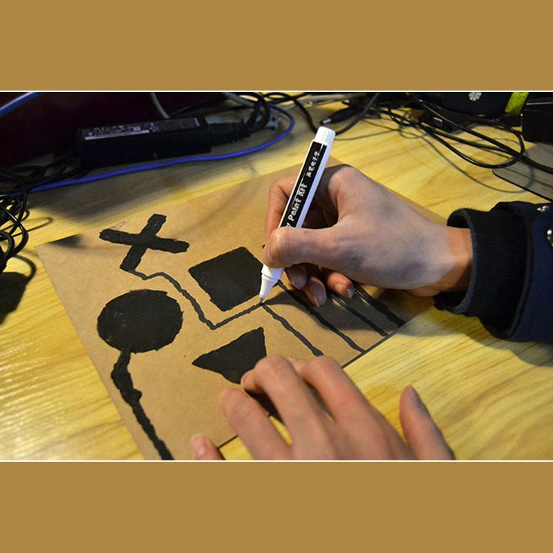 Ledende blæk pen elektronisk kredsløb tegne øjeblikkeligt magisk pen kredsløb diy maker studerende børn uddannelse magi