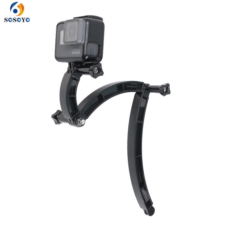 3 manieren Helm Extension Arm Motorhelm Beugel Verstelbare Staaf Voor GoPro Hero 7 6 5 4 3 Xiaomi Yi camera Accessoires