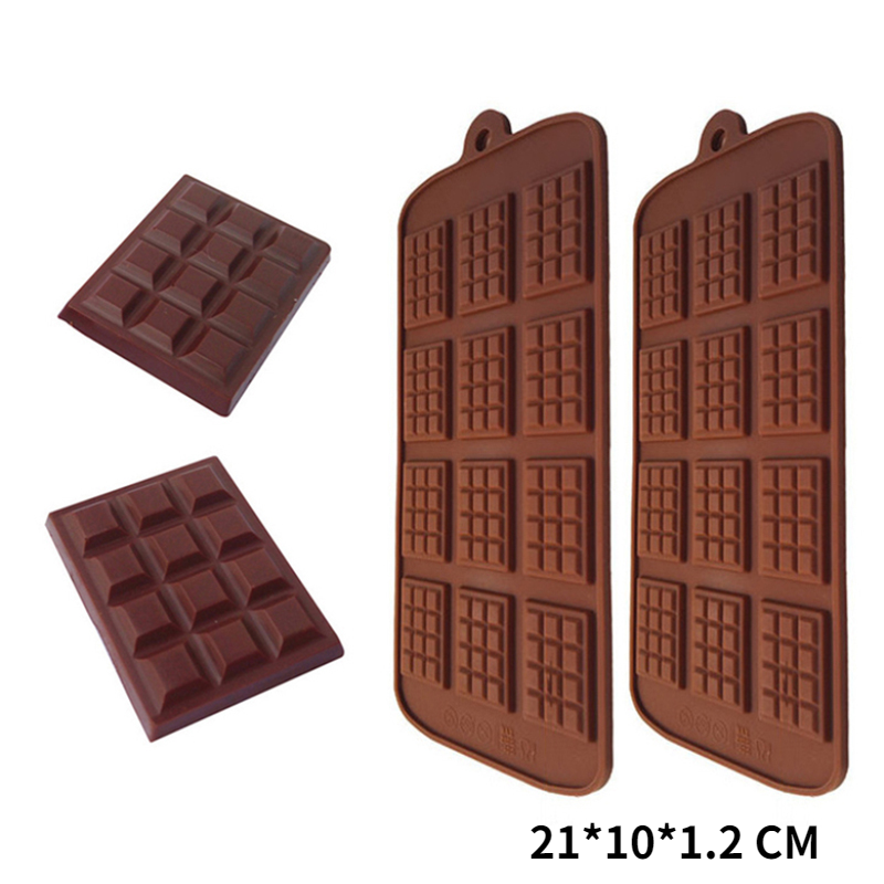 15 Cavity Diamond Heart Silicone Chocolate Mold DIY Cake Accessories Molds Kitchen Ice Cubes Biscuit Pastry Manual Baking Mould: VIOLET/紫罗兰