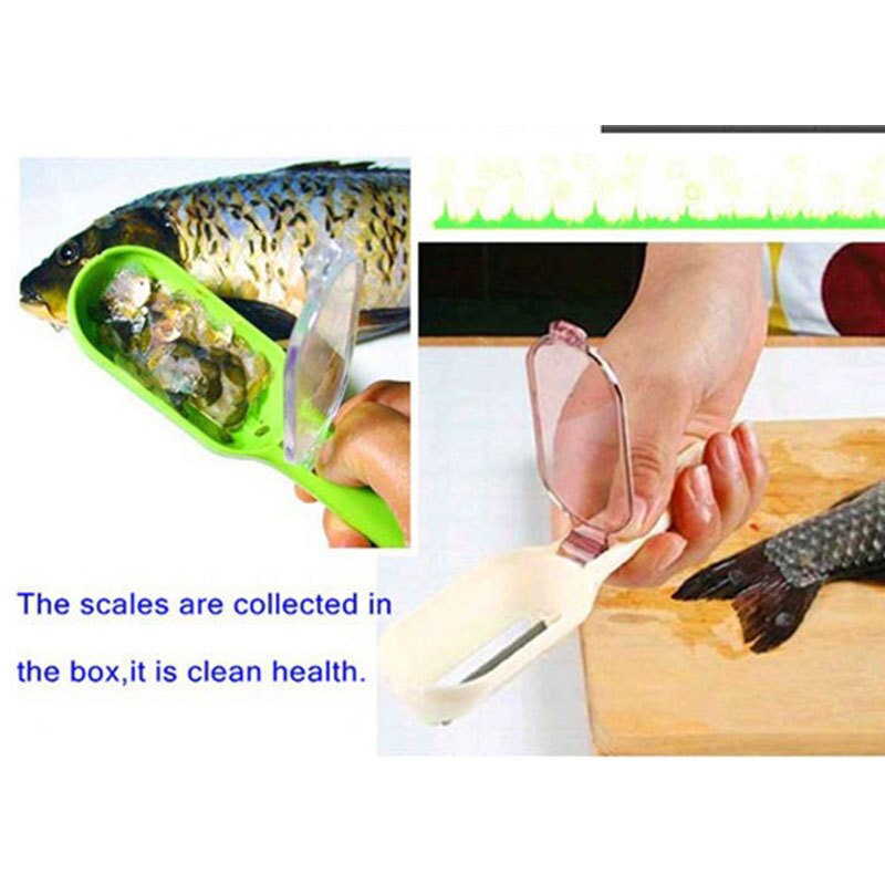Vis Schaal Borstel Huid Schrapen Raspen Snelle Verwijderen Schubben Keuken Koken Gereedschap Gadgets Scaler Fast Cleaner Eten Cleaning