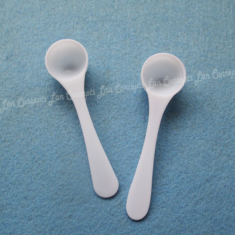 Cuchara medidora de plástico para leche en polvo, envase individual de 2,5g/5ML, 2,5 gramos-200 unidades/lote,
