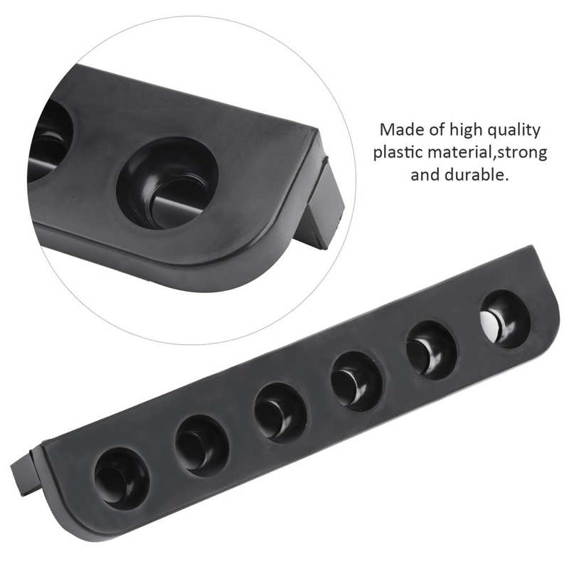 Zwembad Rack 3 Set Biljart Snooker Accessoire Plastic Wandmontage Zwembad Rack Beugel 6 Gaten Plastic Rack
