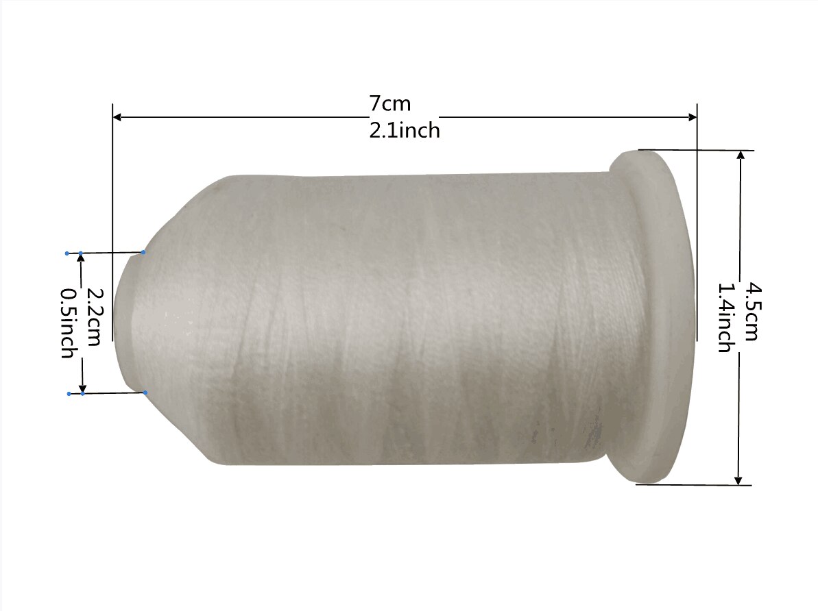 Hilo Soluble en agua, Dissapear en agua, disuelto en agua, blanco crudo, 1000 metros con cinta
